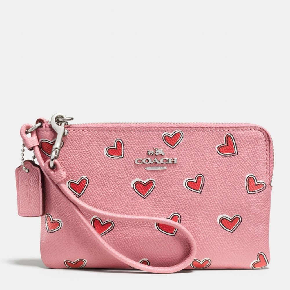 Coach Heart Wristlet, NWT
